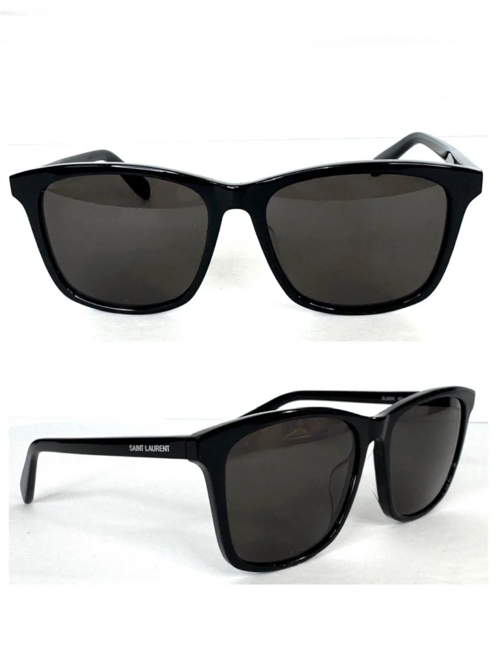SAINT LAURENT Black SL 205/K Sunglasses Made in Italy